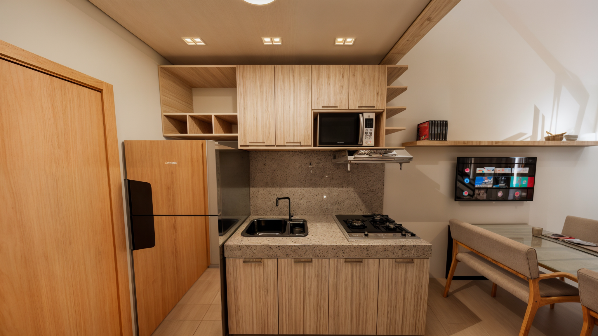 Cozinha compacta